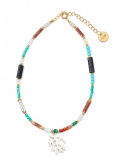 Kamyk bijoux - biżuteria handmade, bransoletka na nogę