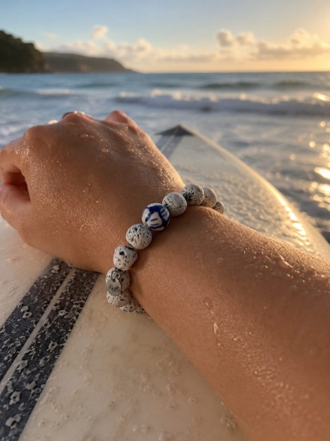 Kamykbijoux.pl – blansoletka, SUP, surf, bransoletka Kamyk Bijoux, biżuteria Kamyk Bijoux, zawieszka z żywicy  handmade