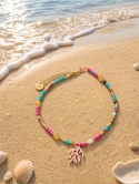Kamyk bijoux - biżuteria handmade, bransoletka na nogę