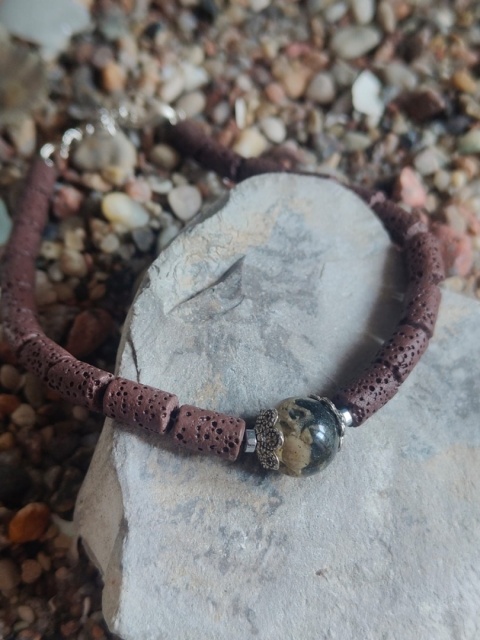 Kamyk bijoux - bransoletka na nogę, bransoletka, bizuteria