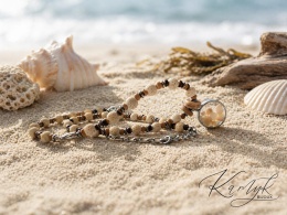 Kamykbijoux.pl – naszyjnik Kamyk Bijoux,wisiorek z żywicy epoksydowej, naszyjnik handmade, naszyjnik ze stali chirurgicznej
