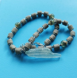 Kamykbijoux.pl – bransoletka cytryn, naszyjnik cytryn, naszyjnik Kamyk Bijoux, naszyjnik z żywicy epoksydowej handmade