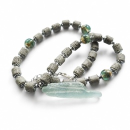Kamykbijoux.pl – bransoletka cytryn, naszyjnik cytryn, naszyjnik Kamyk Bijoux, naszyjnik z żywicy epoksydowej handmade