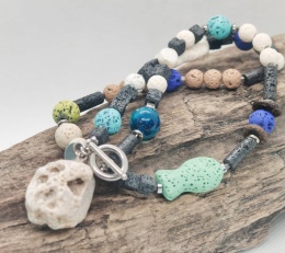 Kamykbijoux.pl – naszyjnik Kamyk Bijoux,wisiorek z żywicy epoksydowej, naszyjnik handmade, naszyjnik ze stali chirurgicznej