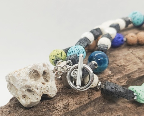 Kamykbijoux.pl – naszyjnik Kamyk Bijoux,wisiorek z żywicy epoksydowej, naszyjnik handmade, naszyjnik ze stali chirurgicznej