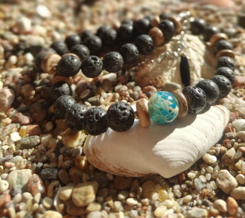 Kamykbijoux.pl – naszyjnik Kamyk Bijoux,wisiorek z żywicy epoksydowej, naszyjnik handmade, naszyjnik ze stali chirurgicznej