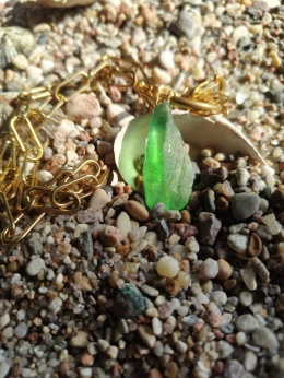 Kamykbijoux.pl – naszyjnik z kamieni , naszyjnik Kamyk Bijoux,, naszyjnik z żywicy epoksydowej handmade, SEA GLASS