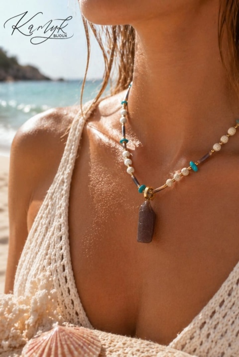 Kamykbijoux.pl – bransoletka lawa, naszyjnik bambus, naszyjnik Kamyk Bijoux, naszyjnik z żywicy epoksydowej handmade, piorun