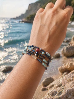Kamykbijoux.pl – bransoletka cytryn, naszyjnik cytryn, naszyjnik Kamyk Bijoux, naszyjnik z żywicy epoksydowej handmade