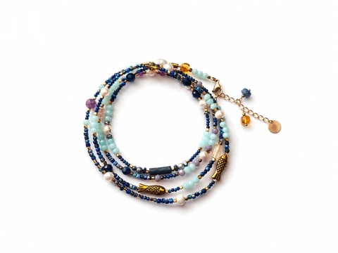 Kamykbijoux.pl – bransoletka cytryn, naszyjnik cytryn, naszyjnik Kamyk Bijoux, naszyjnik z żywicy epoksydowej handmade