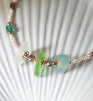 Naszyjnik MULTICOLOR SEA GLASS